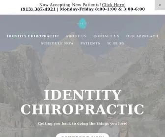 Identitychiropractic.com(Identity Chiropractic) Screenshot