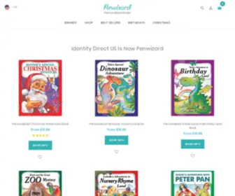 Identitydirect.co.uk(Personalised gifts) Screenshot