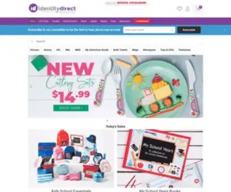 Identitydirect.com.au(Personalised Gifts) Screenshot