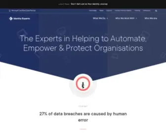 Identityexperts.co.uk(Identity Experts) Screenshot