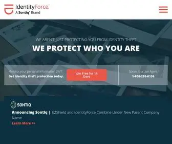 Identityforce.com(IdentityForce®) Screenshot