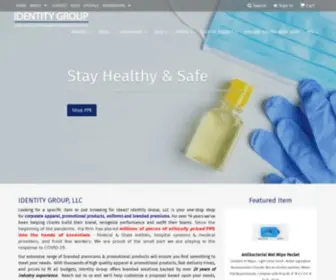 Identitygroupllc.com(Identity Group) Screenshot