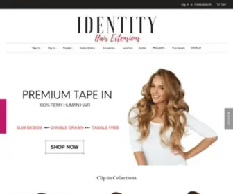 Identityhairextensions.com(Luxury Clip In) Screenshot