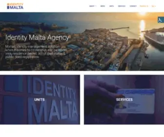 Identitymalta.com(The mission of Identity Malta) Screenshot