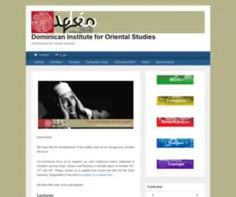 Ideo-Cairo.org(Dominican Institute for Oriental Studies) Screenshot