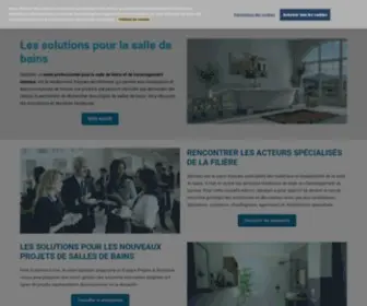 Ideobain.com(Le salon professionnel de la salle de bains) Screenshot