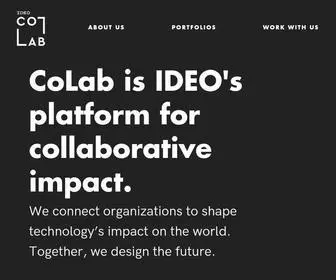 Ideocolab.com(IDEO CoLab) Screenshot