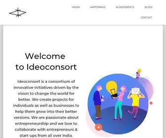 Ideoconsort.in(Changing the world for better) Screenshot