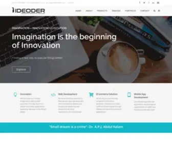 Ideoder.com(Comming Soon) Screenshot