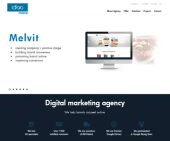 Ideoforce.com(Digital marketing agency Ideo Force) Screenshot