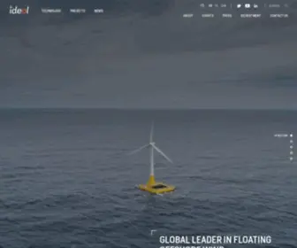 Ideol-Offshore.com(Floating offshore wind) Screenshot