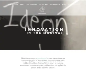 Ideoninnovation.se(Ideon Innovation) Screenshot