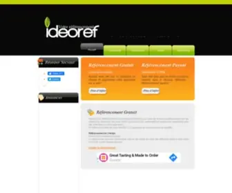 Ideoref.com(Référencement Automatique Gratuit) Screenshot