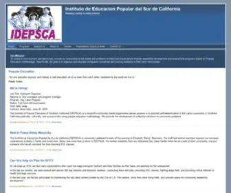 Idepsca.org Screenshot