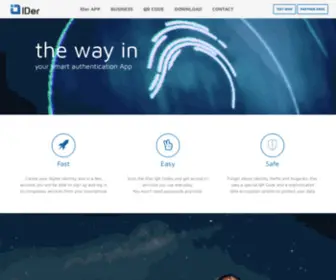 Ider.com(Your Smart Authentication App) Screenshot