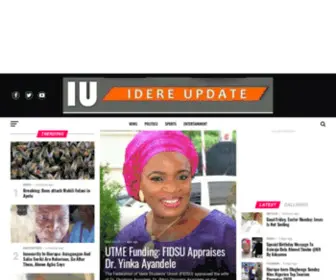 Idereupdate.com.ng(Idereupdate) Screenshot