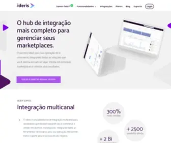 Ideris.com.br(O melhor Integrador de Marketplace) Screenshot