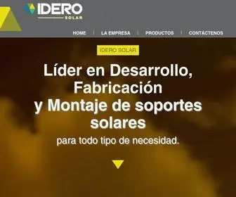 Iderosolar.com.ar(IDERO SOLAR /. Desarrollo) Screenshot