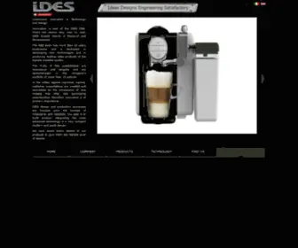 Ideshk.com(IDES espresso coffee machine) Screenshot