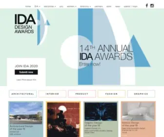 Idesignawards.com(International Design Awards) Screenshot
