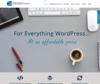 Idesignsmart.com(Atlanta WordPress Company offering premium WordPress solutions) Screenshot