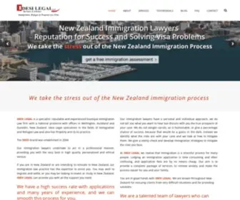 Idesilegal.co.nz(IDESI LEGAL Immigration Lawyers) Screenshot