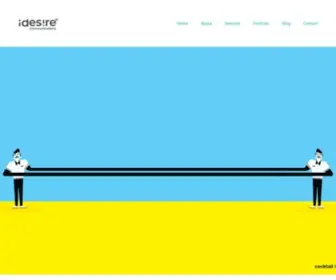 Idesirecommunications.com(Creative Agency in Ahmedabad) Screenshot