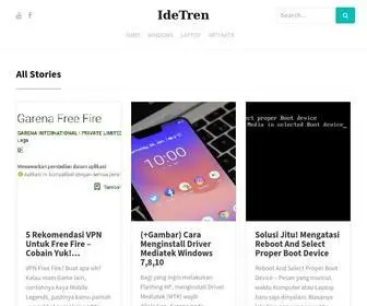 Idetren.com(Blog Teknologi) Screenshot