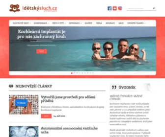 Idetskysluch.cz(IDětskýSluch.cz) Screenshot