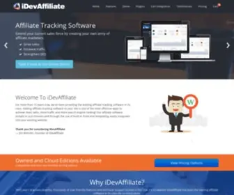 Idev-Affiliate.com(IDevAffiliate) Screenshot