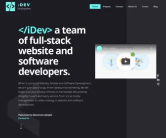 Idev.al(Trust us with your website development) Screenshot