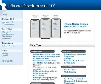 Idev101.com(IPhone Development 101) Screenshot