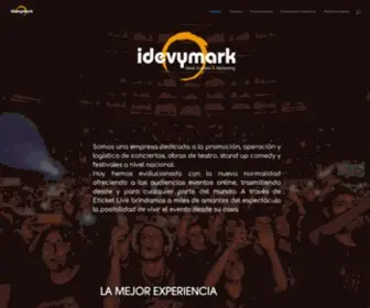 Idevymark.com(Ideas, eventos y marketing) Screenshot