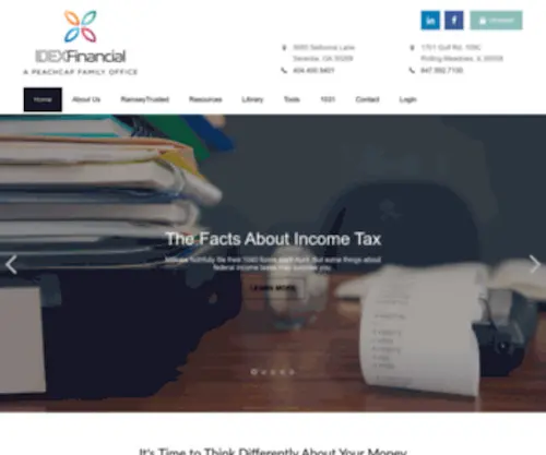 Idexfinancial.com(IDEX Financial Group LLC) Screenshot
