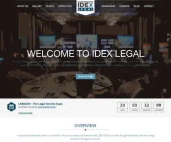 Idexlegal.com(IDEX Legal Home) Screenshot