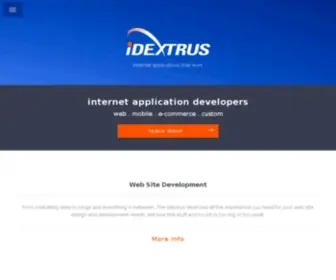 Idextrus.com(Toronto based e) Screenshot