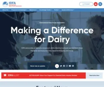 Idfa.org(The International Dairy Foods Association (IDFA)) Screenshot