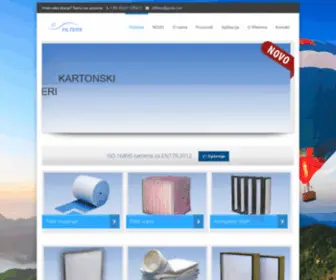 Idfilters.rs(Filteri za vazduh za civilnu i industrijsku klimatizaciju) Screenshot