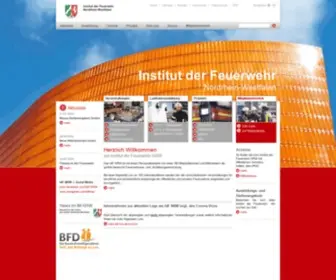 IDFNRW.org(Institut der Feuerwehr Nordrhein) Screenshot