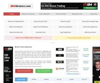 IdfXbrokers.com(Broker Forex Indonesia) Screenshot