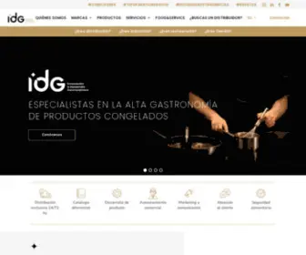 Idgastronomic.com(Productos Congelados Quinta Gama Horeca) Screenshot