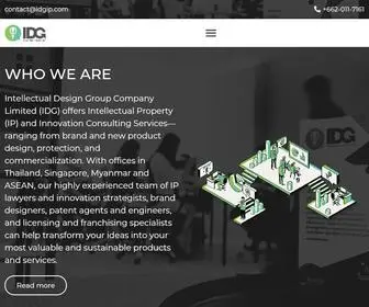 Idgip.com(Intellectual Design Group Company Limited (IDG)) Screenshot