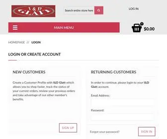 Idglatt.com(I and D Glatt Kosher Butcher and Grocery) Screenshot