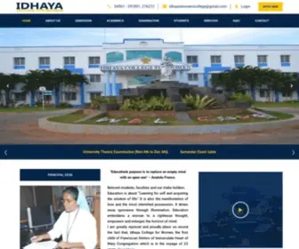 Idhayasarugani.in(IDHAYA COLLEGE FOR WOMEN) Screenshot