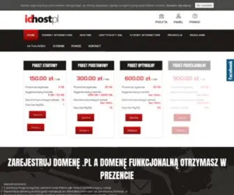 Idhost.pl(MySQL, Tanie serwery na Twoje strony internetowe) Screenshot