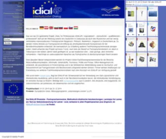 Idial4P-Projekt.de(Willkommen auf der Startseite) Screenshot