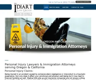 Idiartlaw.com(Idiart Law Group) Screenshot