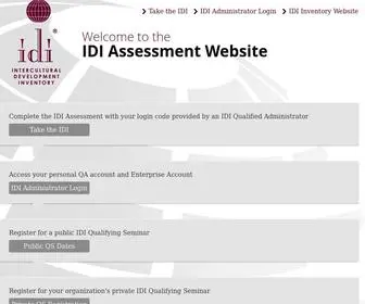 Idiassessment.com(Intercultural Development Inventory) Screenshot