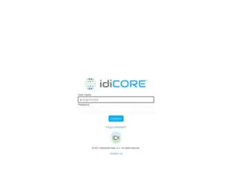 Idicore.com(idicore) Screenshot