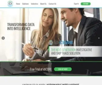 Ididata.com(Interactive Data) Screenshot